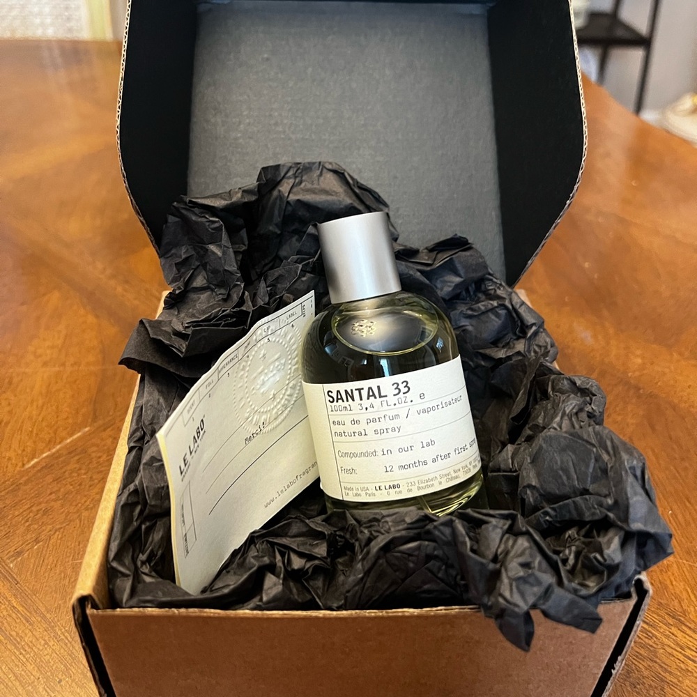 Le Labo Santal 33 Eau De Parfum 3.4oz New in box !